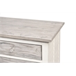 Sea Wind Florida Islamorada Wood Sideboard with Wine Rack in Gray/White