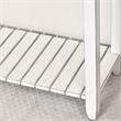 Sea Wind Florida Picket Fence Wood Console Table with Drawers in White/Blue