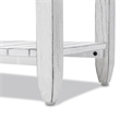 Sea Wind Florida Picket Fence Wood Console Table with Drawers in White/Blue