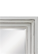 Sea Wind Florida Monaco Rectangle Coastal Wood Mirror in White