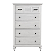 Sea Wind Florida Surfside Wood Chest with 5 Drawers in White