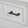 Sea Wind Florida Surfside Wood Chest with 5 Drawers in White