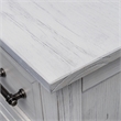 Sea Wind Florida Surfside Wood Chest with 5 Drawers in White