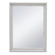 Sea Wind Florida Surfside Rectangle Coastal Wood Mirror in White