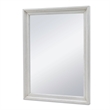 Sea Wind Florida Surfside Rectangle Coastal Wood Mirror in White