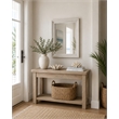 Sea Wind Florida Surfside Rectangle Coastal Wood Mirror in White