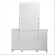 Sea Wind Florida Surfside Rectangle Coastal Wood Mirror in White