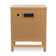 Monterey Solid Wood Tan Coastal Modern 2 Drawer Nightstand - Home Accent