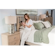Monterey Solid Wood Tan Coastal Modern 2 Drawer Nightstand - Home Accent