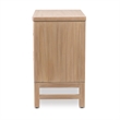 Monterey Solid Wood Tan Coastal Modern 2 Drawer Nightstand - Home Accent