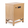 Monterey Solid Wood Tan Coastal Modern 2 Drawer Nightstand - Home Accent