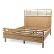 Monterey Solid Wood Tan Coastal Modern Queen Bed - Bed Furniture