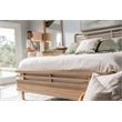 Monterey Solid Wood Tan Coastal Modern Queen Bed - Bed Furniture