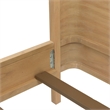 Monterey Solid Wood Tan Coastal Modern King Bed - Bed Furniture