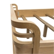 Monterey Solid Wood Tan Coastal Modern King Bed - Bed Furniture