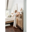 Monterey Solid Wood Tan Coastal Modern King Bed - Bed Furniture