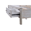 Sea Winds Trading Geneva Solidwood King Storage Bed in Distressed - White