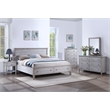 Sea Winds Trading Geneva Solidwood King Storage Bed in Distressed - White