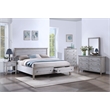 Sea Winds Trading Geneva Solidwood King Storage Bed in Distressed - White