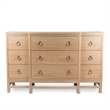 Sea Winds Trading Monterey 9 Drawer Dresser in Brown - Wood - Contemporary
