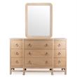 Sea Winds Trading Monterey 9 Drawer Dresser in Brown - Wood - Contemporary