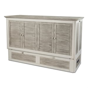 Sea Winds Trading Islamorada Queen Cabinet Murphy Bed with - Beige - Wood
