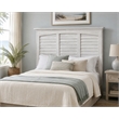 Sea Winds Trading Surfside Twin Headboard in White - Wood - Coastal