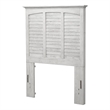 Sea Winds Trading Surfside Twin Headboard in White - Wood - Coastal