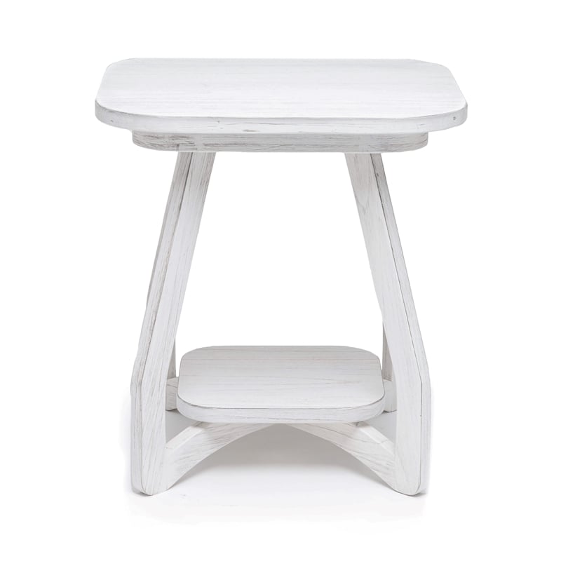 Sea Winds Trading Surfside End Table in White