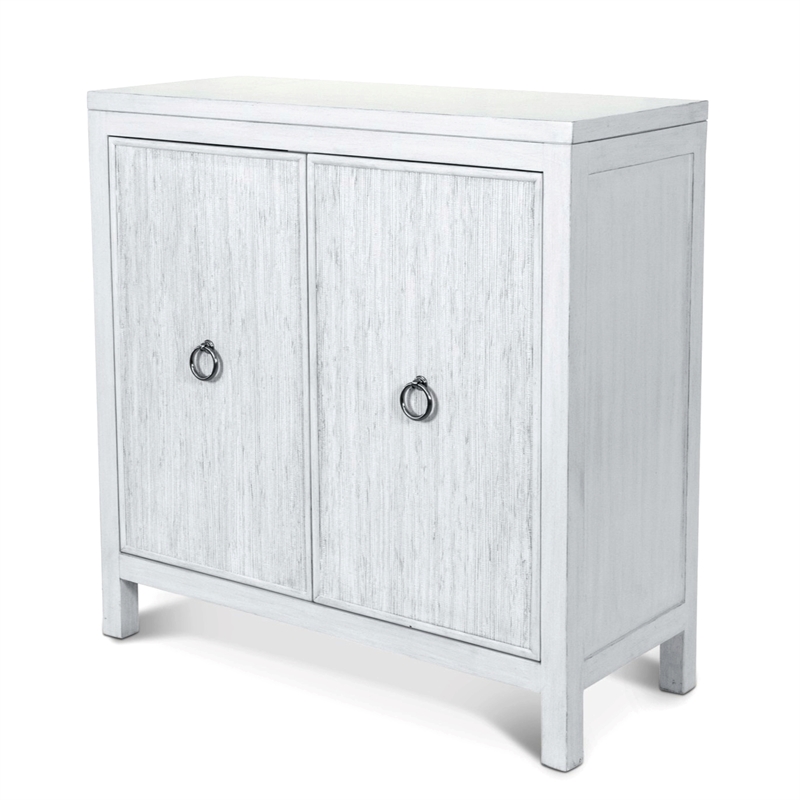 Sea Winds Santorini - 2-Door Bunching Credenza in White Wood
