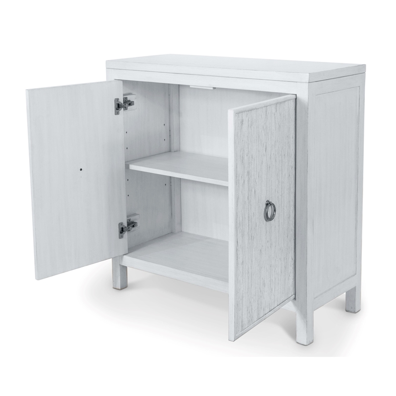 Sea Winds Santorini - 2-Door Bunching Credenza in White Wood