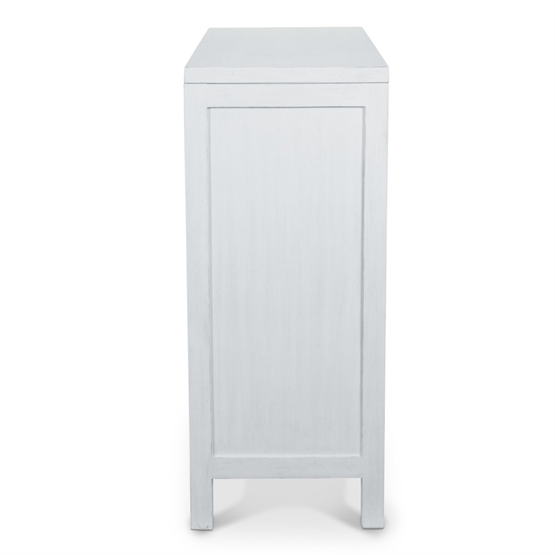 Sea Winds Santorini - 2-Door Bunching Credenza in White Wood