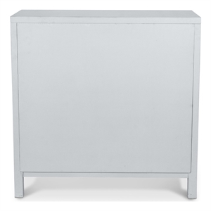 Sea Winds Santorini - 2-Door Bunching Credenza in White Wood
