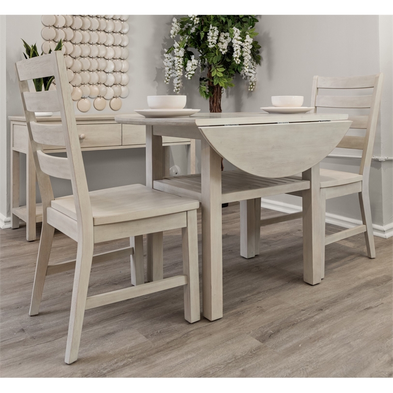 Sea Winds Geneva - Side Chair - Set of 2 - Distressed White Finish