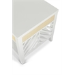 Sea Winds Miramar - 1-Drawer End Table - Sand and Stark White Finish - Wood