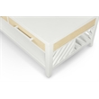 Sea Winds Miramar - 2-Drawer Cocktail Table with Casters - White - Wood