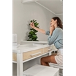 Sea Winds Miramar - 3-Drawer Console and 3 Stools - Wood - White