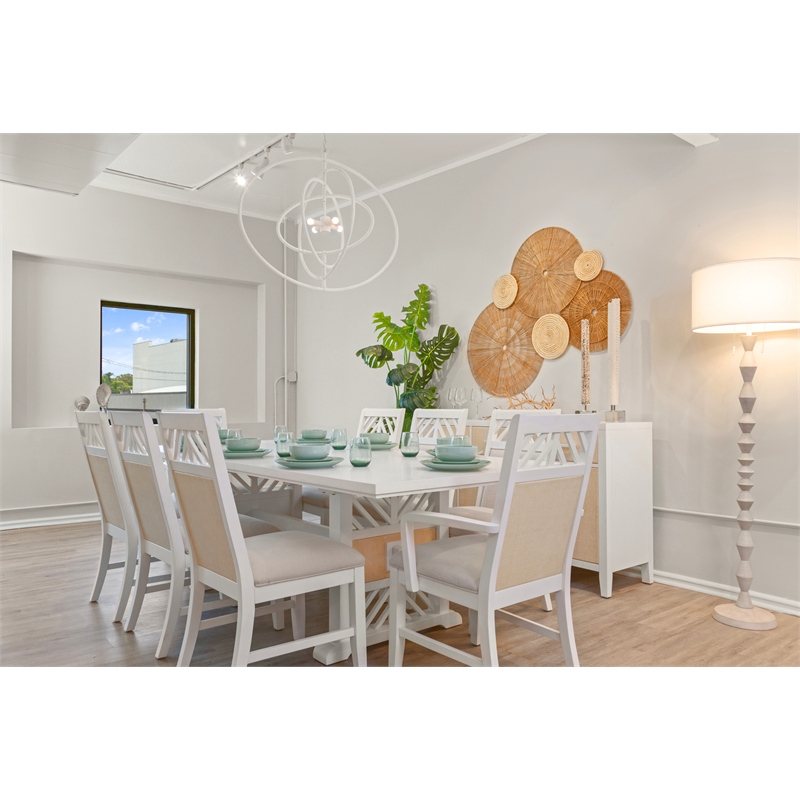 Miramar - Upholstered Dining Arm Chair - Set of 2 - Wood - Sand