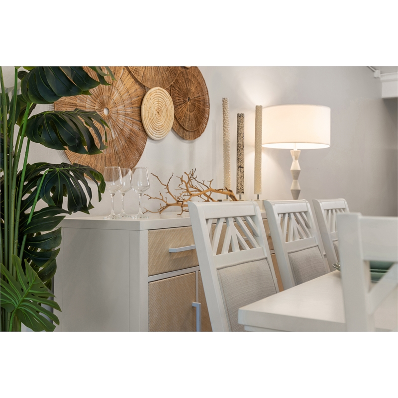 Miramar - Upholstered Dining Arm Chair - Set of 2 - Wood - Sand