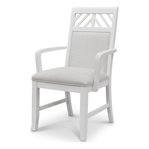 Miramar - Upholstered Dining Arm Chair - Set of 2 - Wood - Sand
