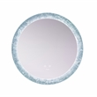 Frysta 24 in. Round LED Frameless Mirror with Dimmer and Defogger