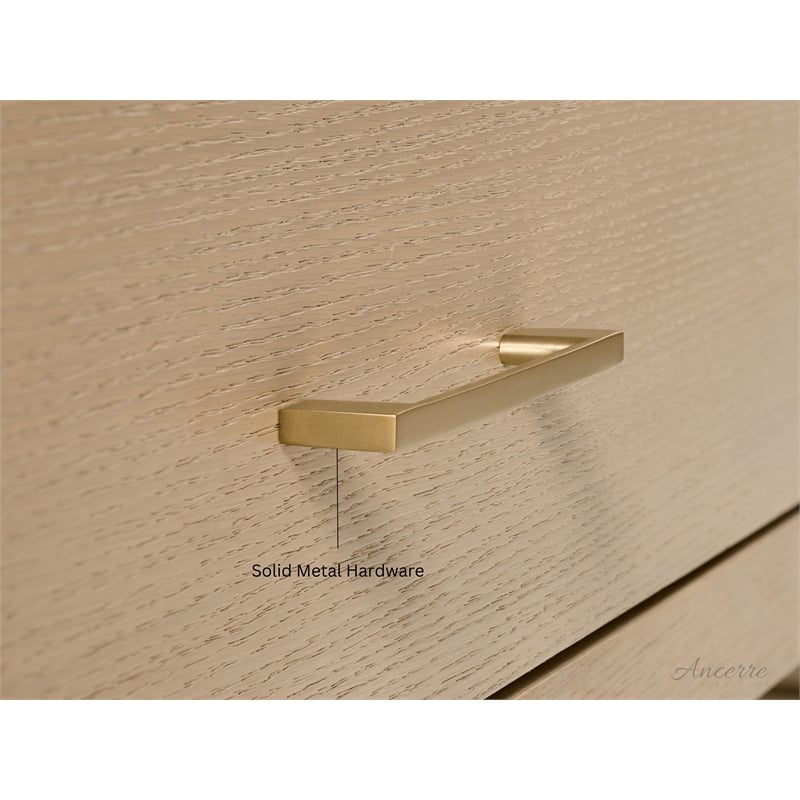 Elizabeth 48 in. Bath Vanity in Oak with White Quartz Top and Undermount Basin