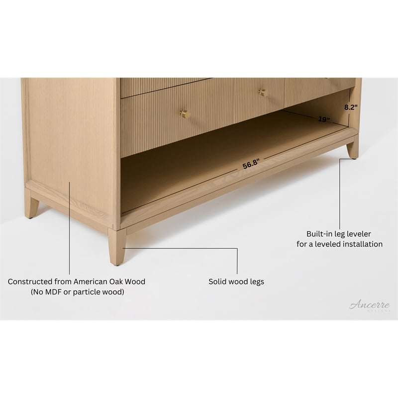 Momo 60 in. Bath Vanity in Oak finish with White Quartz Top and Undermount Basin