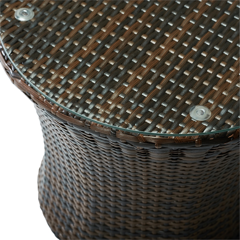 THY-HOM Artique Wicker / Rattan and Aluminum Seating Group in Beige