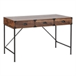 AGHDECO Orman Transitional Particle Board/Wood Desk in Walnut