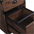 AGHDECO Orman Transitional Particle Board/Wood Desk in Walnut