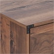 AGHDECO Orman 2-Drawer Wood Vertical Filing Cabinet in Walnut