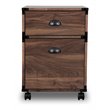 AGHDECO Orman 2-Drawer Wood Vertical Filing Cabinet in Walnut