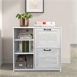 AGHDECO Oliwia 2-Drawer Particle Board/Wood Lateral Filing Cabinet in Gray
