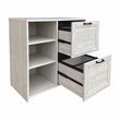 AGHDECO Oliwia 2-Drawer Particle Board/Wood Lateral Filing Cabinet in Gray